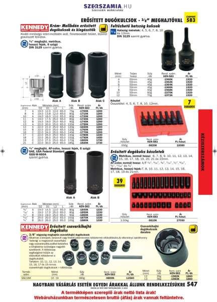 Hosszú erősített dugókulcs 3/8col meghajtóval 21mm Hosszú erősített dugókulcs 3/8col meghajtóval 21mm