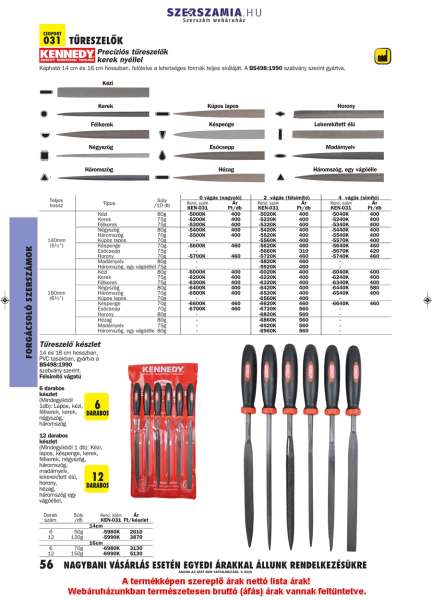 Tűreszelő hézag félsimító 160mm Tűreszelő hézag félsimító 160mm