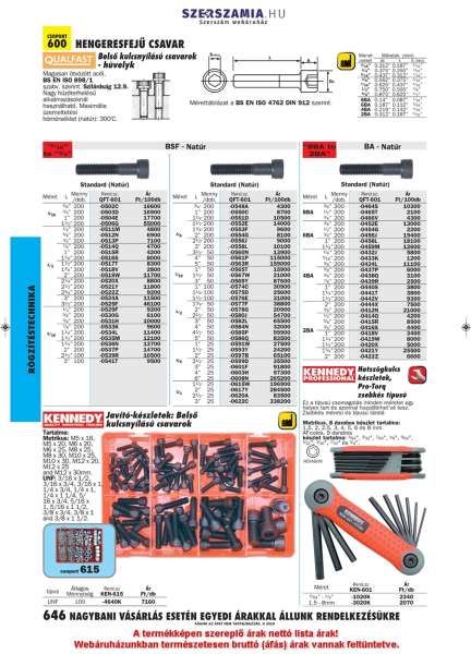 Hatszögkulcs készlet Pro-Torq zsebkés típusú (8 db-os) Hatszögkulcs készlet Pro-Torq zsebkés típusú (8 db-os)