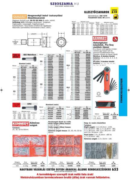 Hatszögkulcs készlet Pro-Torq zsebkés típusú (8 db-os) Hatszögkulcs készlet Pro-Torq zsebkés típusú (8 db-os)