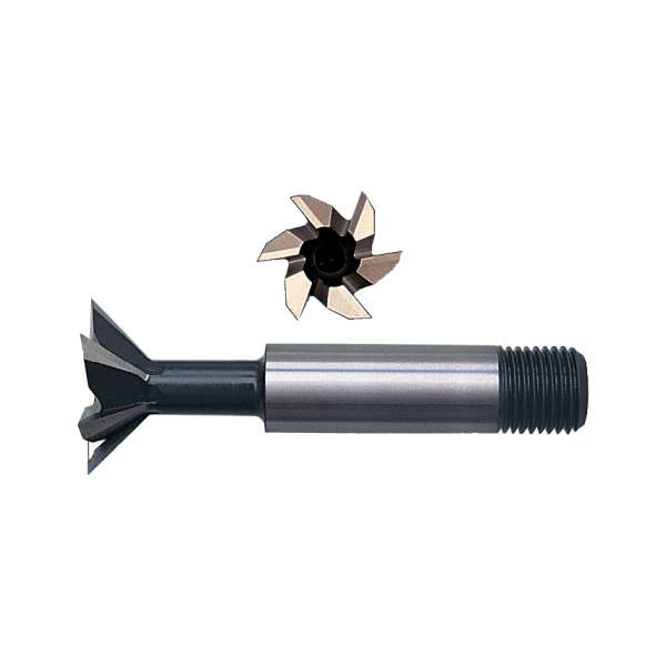 Fecskefarok horonymaró, menetesszárú HSS 19mm x 45fok-os Fecskefarok horonymaró, menetesszárú HSS 19mm x 45fok-os