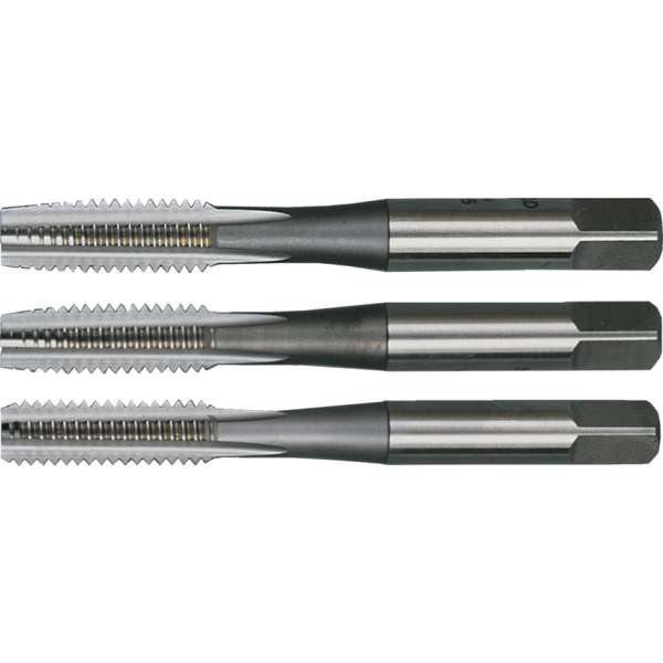 Egyenes hornyú kézi menetfúró készlet M10,0 x 1,25mm HSS ISO529 Egyenes hornyú kézi menetfúró készlet M10,0 x 1,25mm HSS ISO529
