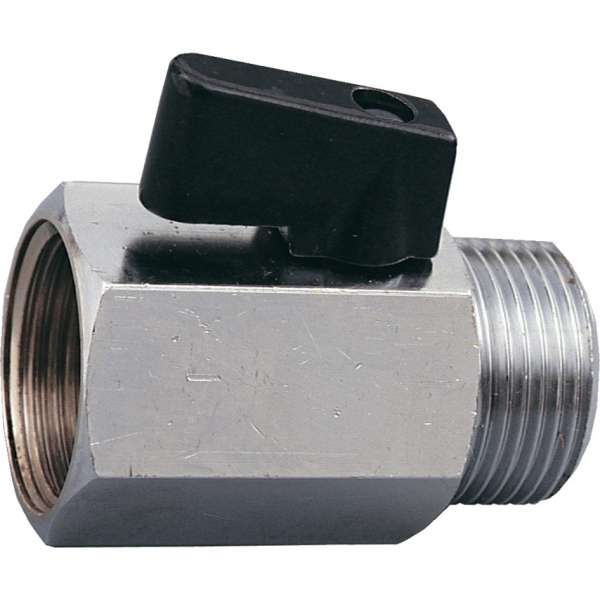 Golyósszelep fém 1/4col x 1/4col furattal Golyósszelep fém 1/4col x 1/4col furattal