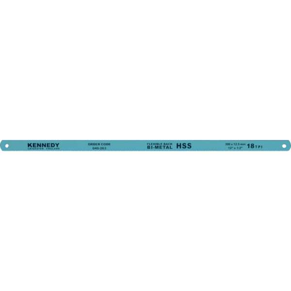 Fémfűrészlap kézi bimetal 12col x 1/2col x 18TPI Fémfűrészlap kézi bimetal 12col x 1/2col x 18TPI
