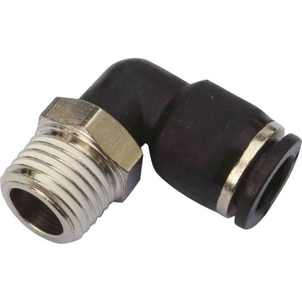Könyök csatlakozó külső kúpos menethez 6mm-G1/4col KEC6-2MT