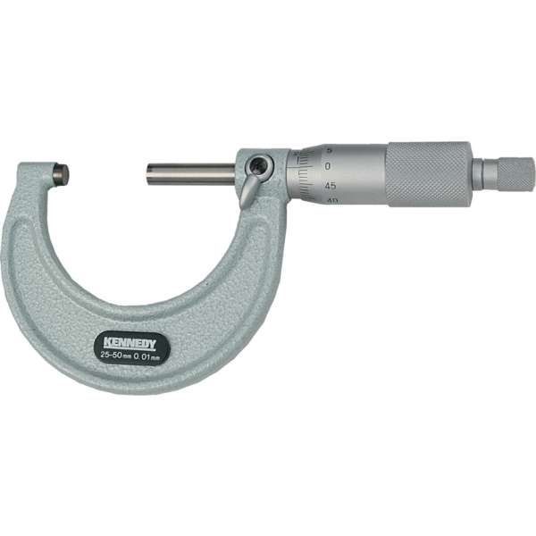 Mikrométer külső zománcbevonatú kerettel 25-50mm Mikrométer külső zománcbevonatú kerettel 25-50mm