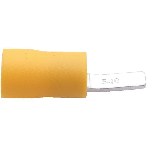 Kábelsaru késes sárga 2,8 x 10mm 100db/csomag Kábelsaru késes sárga 2,8 x 10mm 100db/csomag