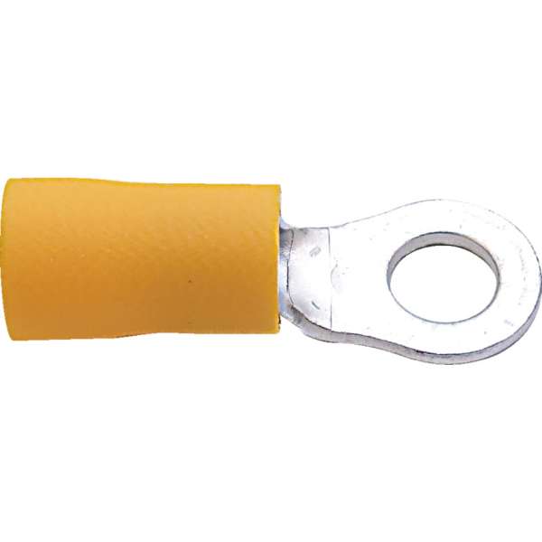 Kábelsaru gyűrűs sárga 10mm 100db/csomag Kábelsaru gyűrűs sárga 10mm 100db/csomag