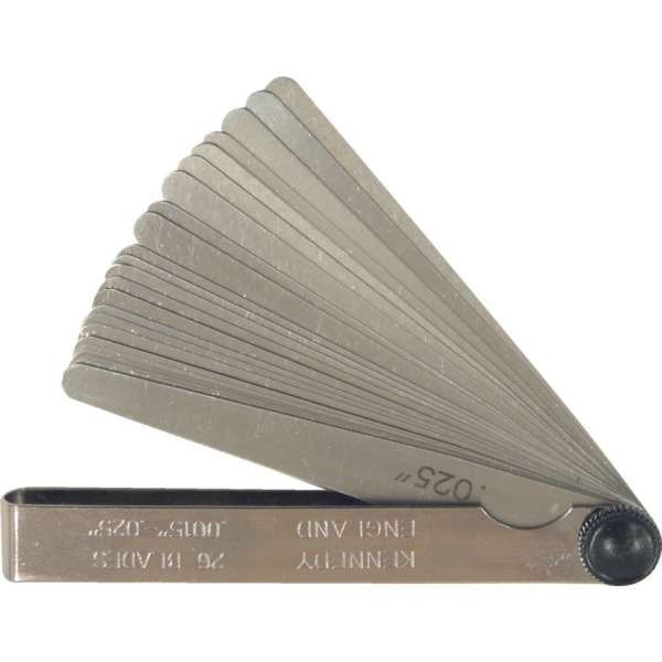 Hézagmérő készlet 26 pengés inches 100mm Hézagmérő készlet 26 pengés inches 100mm