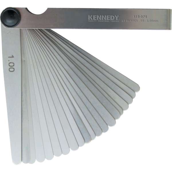 Hézagmérő készlet 13 pengés metrikus 100mm Hézagmérő készlet 13 pengés metrikus 100mm