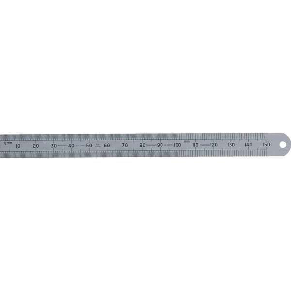 Vonalzó lekerekített vég, flexibilis penge (rozsdamentes) 150mm Vonalzó lekerekített vég, flexibilis penge (rozsdamentes) 150mm