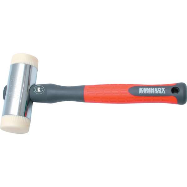 Nejlon kalapács műanyag nyéllel, cserélhető betéttel 44mm Nejlon kalapács műanyag nyéllel, cserélhető betéttel 44mm