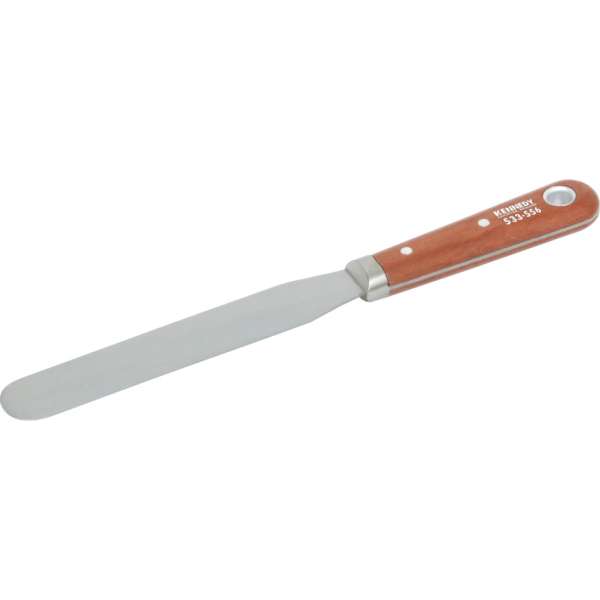 Keverő spatula átmenő szárral, rózsafa nyéllel 150mm Keverő spatula átmenő szárral, rózsafa nyéllel 150mm