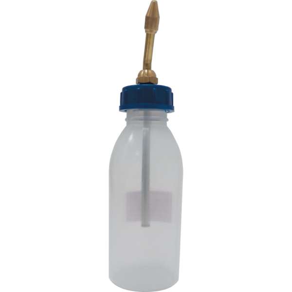 Olajozó flakon sárgaréz kiöntőcsővel 250ml Olajozó flakon sárgaréz kiöntőcsővel 250ml