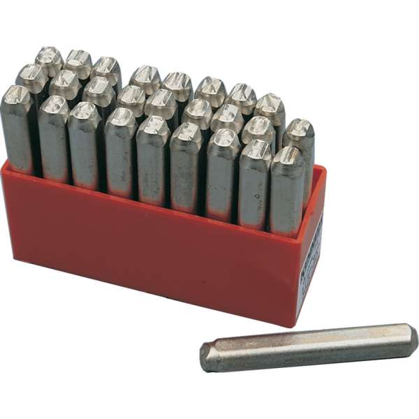 Betűbeütő készlet (27 részes) 6.0mm 78mm Betűbeütő készlet (27 részes) 6.0mm 78mm