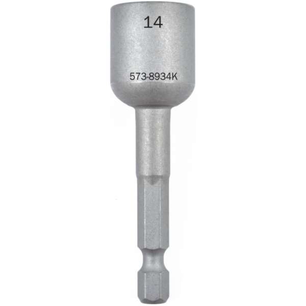 Mágneses hatlapú csavarozófej 1/4col, DR 14mm x 65mm Mágneses hatlapú csavarozófej 1/4col, DR 14mm x 65mm