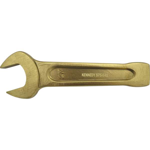 Szikramentes ütő villáskulcs 27 x 175mm Szikramentes ütő villáskulcs 27 x 175mm