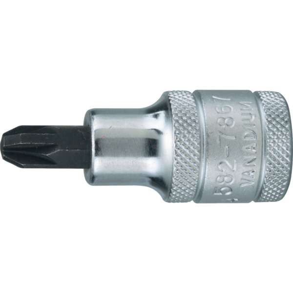 Pozidriv feltűzhető csavarbehajtó 1/2col meghajtóval No3 x 17 x 55mm Pozidriv feltűzhető csavarbehajtó 1/2col meghajtóval No3 x 17 x 55mm