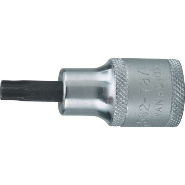 Torx feltűzhető csavarbehajtó 1/2col meghajtóval T27 x 17 x 55mm Torx feltűzhető csavarbehajtó 1/2col meghajtóval T27 x 17 x 55mm