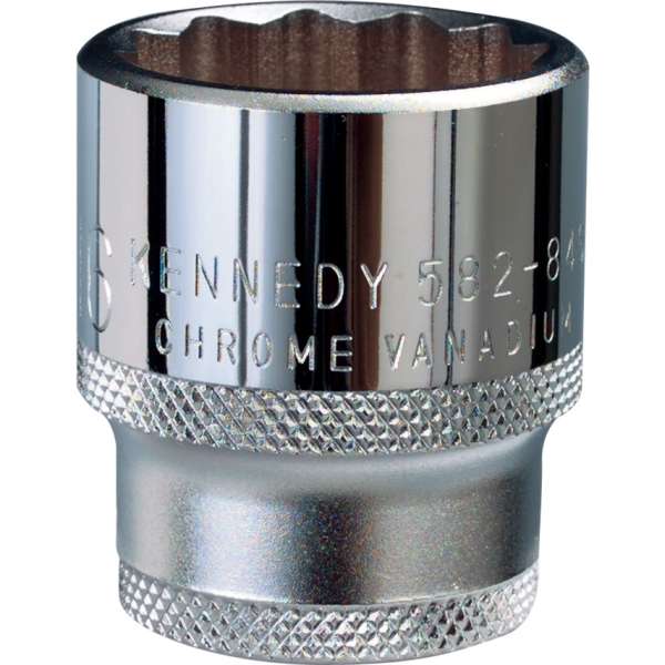 Dugókulcs 3/4col meghajtóval 12 szögű 1,7/16col x 57mm Dugókulcs 3/4col meghajtóval 12 szögű 1,7/16col x 57mm
