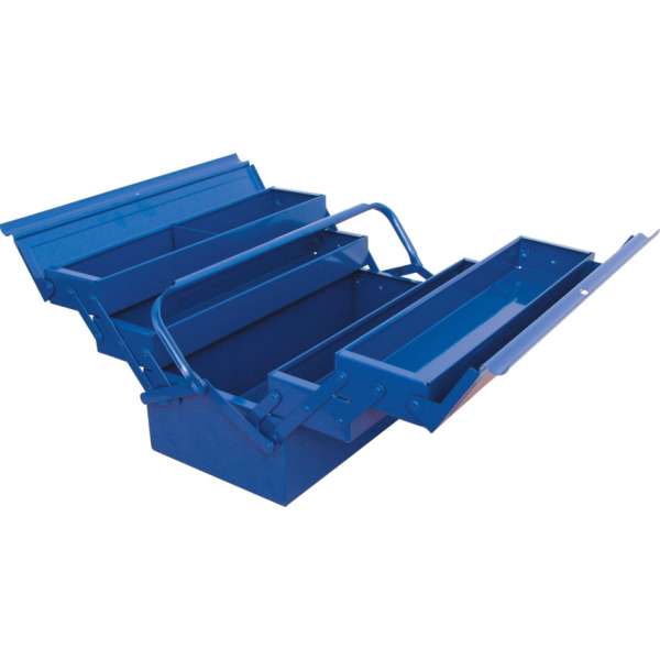 Szerszámos láda 5 tálcás (konzolos) 530mm fém Szerszámos láda 5 tálcás (konzolos) 530mm fém