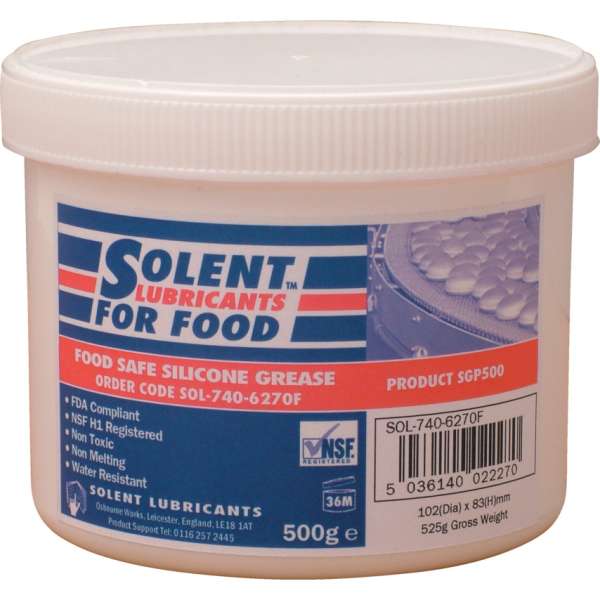 Élelmiszer ipari szilikonos kenőzsír SGP500 500g Élelmiszer ipari szilikonos kenőzsír SGP500 500g