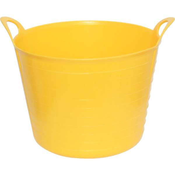 Rugalmas sárga műanyag vödör 40 l 460,0mm Rugalmas sárga műanyag vödör 40 l 460,0mm