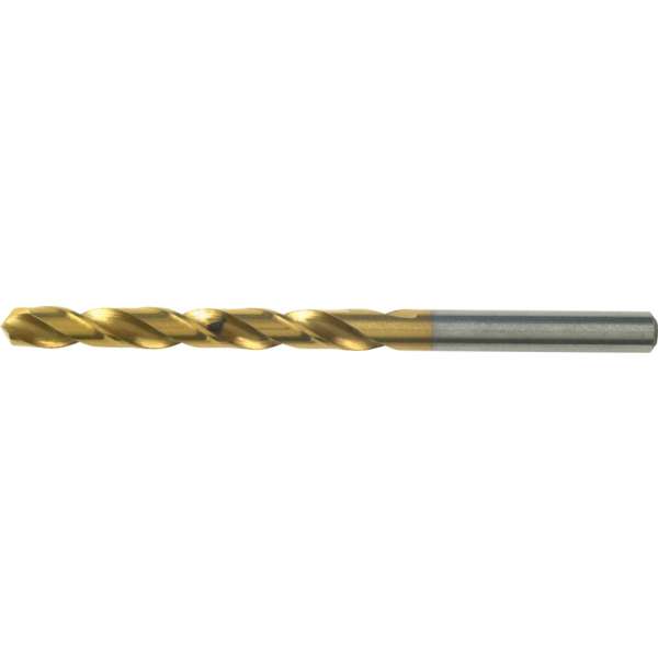 Csigafúró normál hosszú, köszörült hornyú, TiN bevonatú, hengeres szárral 6,8mm HSS DIN338 Csigafúró normál hosszú, köszörült hornyú, TiN bevonatú, hengeres szárral 6,8mm HSS DIN338