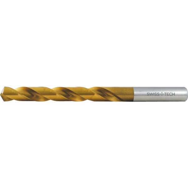 Csigafúró normál hosszú, köszörült hornyú, TiN bevonatú, hengeres szárral 12,0mm HSS DIN338 Csigafúró normál hosszú, köszörült hornyú, TiN bevonatú, hengeres szárral 12,0mm HSS DIN338