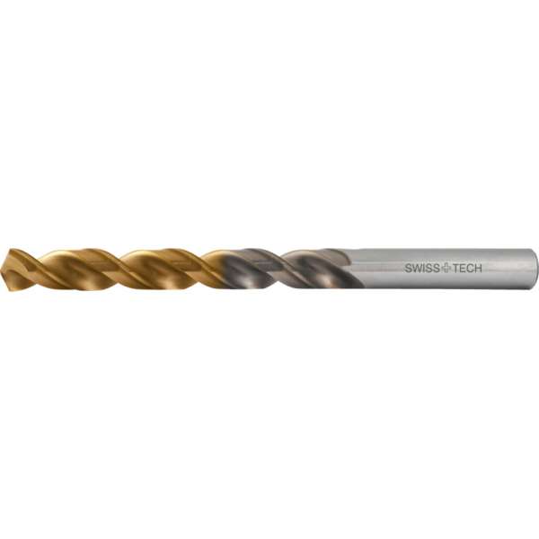 Csigafúró nagy spirálemelkedési szögű normál hosszú TiN bevonattal 11.00mm HSS-Co Csigafúró nagy spirálemelkedési szögű normál hosszú TiN bevonattal 11.00mm HSS-Co