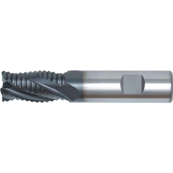 Négyélű durva fogazású nagyolómaró Weldon-szárral 12mm 12 x 83mm HSS-CO-PM DIN844 Négyélű durva fogazású nagyolómaró Weldon-szárral 12mm 12 x 83mm HSS-CO-PM DIN844