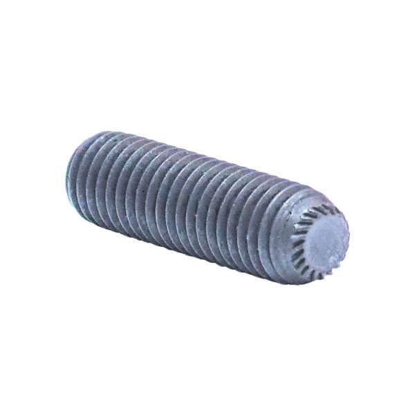 Belső kulcsnyílású, recézett végű hernyócsavar M3 x 4mm (14.9.) DIN916 Belső kulcsnyílású, recézett végű hernyócsavar M3 x 4mm (14.9.) DIN916