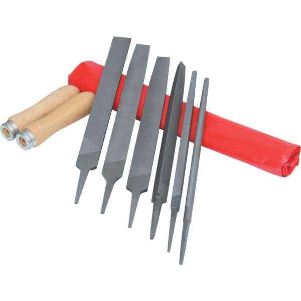 Műhelyreszelő készlet félsimító, teljes hossz.: 255mm 8 db-os Műhelyreszelő készlet félsimító, teljes hossz.: 255mm 8 db-os