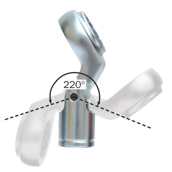 Dönthető végcsatlakozós csavarkulcsfejek 1/2col 24mm 24 x 86mm Dönthető végcsatlakozós csavarkulcsfejek 1/2col 24mm 24 x 86mm