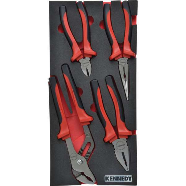 4 részes PRO-TORQ fogókészlet szivacsban M1832 4 részes PRO-TORQ fogókészlet szivacsban M1832