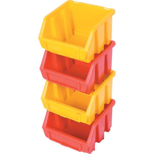 Tárolódoboz ipari minőségű, piros 116 x 112 x 75mm Tárolódoboz ipari minőségű, piros 116 x 112 x 75mm