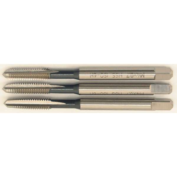 Egyenes hornyú kézi menetfúró készlet M4,0 x 0,7mm HSS ISO529 Egyenes hornyú kézi menetfúró készlet M4,0 x 0,7mm HSS ISO529