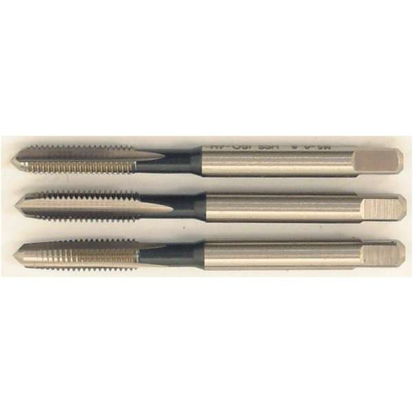 Egyenes hornyú kézi menetfúró készlet M5,0 x 0,8mm HSS ISO529 Egyenes hornyú kézi menetfúró készlet M5,0 x 0,8mm HSS ISO529