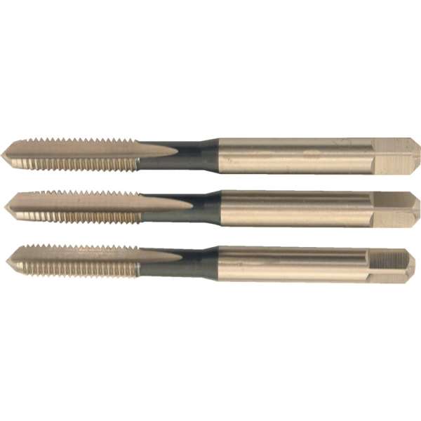 Menetfúró készlet kézi egyenes hornyú 3 darabos, magfúró méret: 5,5mm HSS
