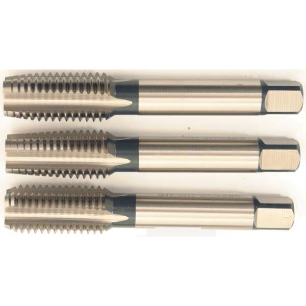 Egyenes hornyú kézi menetfúró készlet BSW HSS ISO529, 3/4col x 10,0mm, 3 db-os Egyenes hornyú kézi menetfúró készlet BSW HSS ISO529, 3/4col x 10,0mm, 3 db-os