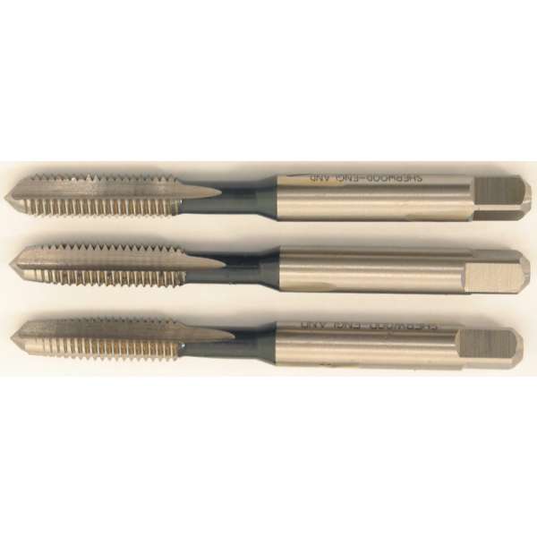 Egyenes hornyú kézi menetfúró készlet BSF HSS ISO529, 1/4col x 26,0mm, 3 db-os Egyenes hornyú kézi menetfúró készlet BSF HSS ISO529, 1/4col x 26,0mm, 3 db-os