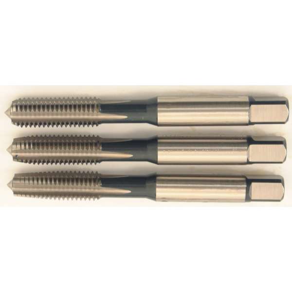 Egyenes hornyú kézi menetfúró készlet BSF HSS ISO529, 5/16col x 22,0mm, 3 db-os Egyenes hornyú kézi menetfúró készlet BSF HSS ISO529, 5/16col x 22,0mm, 3 db-os