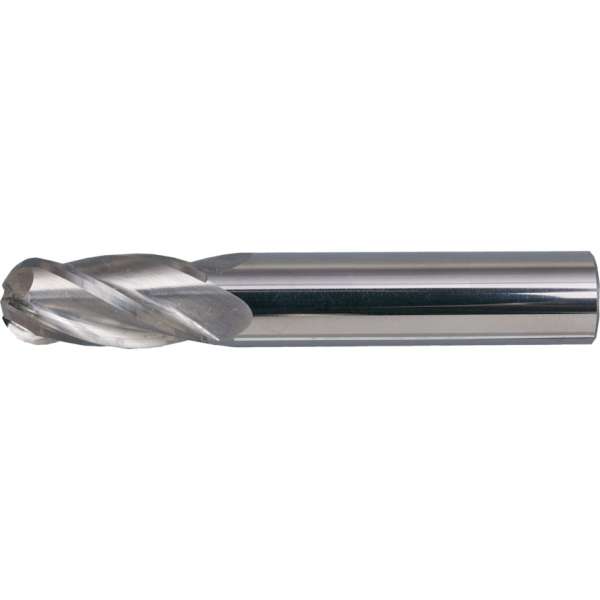 Négyélű, rádiuszos ujjmaró, mikroszemcsés tömör keményfém 12,0mm x 25,0mm x 75,0mm ANSI Négyélű, rádiuszos ujjmaró, mikroszemcsés tömör keményfém 12,0mm x 25,0mm x 75,0mm ANSI