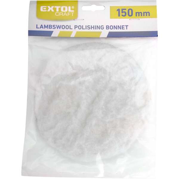 150mm báránybőr polírozósapka EXTOL CRAFT 150mm báránybőr polírozósapka EXTOL CRAFT