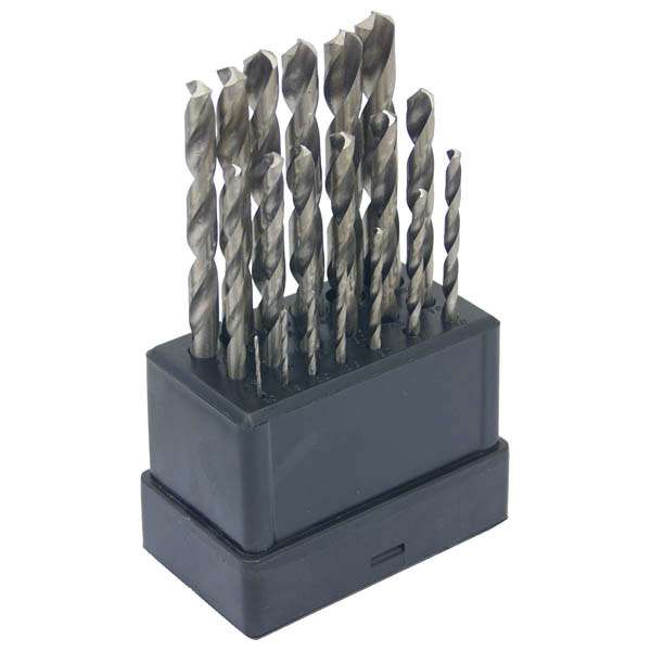 EXTOL CRAFT 19 db-os HSS fémfúró készlet 1 - 10mm EXTOL CRAFT 19 db-os HSS fémfúró készlet 1 - 10mm