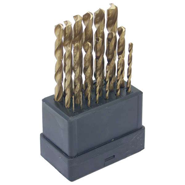 EXTOL CRAFT 19 db-os HSS fémfúró készlet titán bevonatú 1 - 10mm EXTOL CRAFT 19 db-os HSS fémfúró készlet titán bevonatú 1 - 10mm