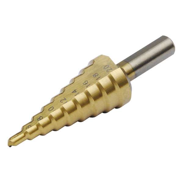 EXTOL CRAFT lépcsős fémfúró 4-20mm, tin bevonat EXTOL CRAFT lépcsős fémfúró 4-20mm, tin bevonat