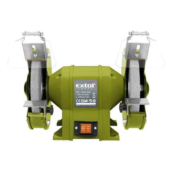 EXTOL kettős köszörűgép, száraz 200mm 350w + AJÁNDÉK EXTOL kettős köszörűgép, száraz 200mm 350w + AJÁNDÉK