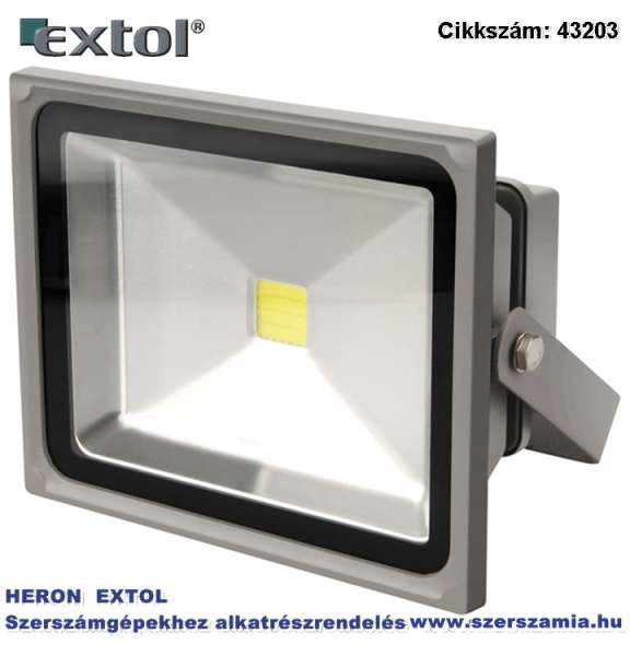 Led lámpa, falra szerelhető reflektor, 30W 2600 lm, ip65, 230V/50Hz Led lámpa, falra szerelhető reflektor, 30W 2600 lm, ip65, 230V/50Hz