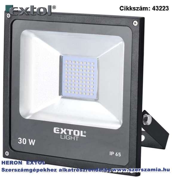 Led lámpa, falra szerelhető reflektor, 30W 2100 lm, ip65, 230V/50Hz, 1,2kg Led lámpa, falra szerelhető reflektor, 30W 2100 lm, ip65, 230V/50Hz, 1,2kg